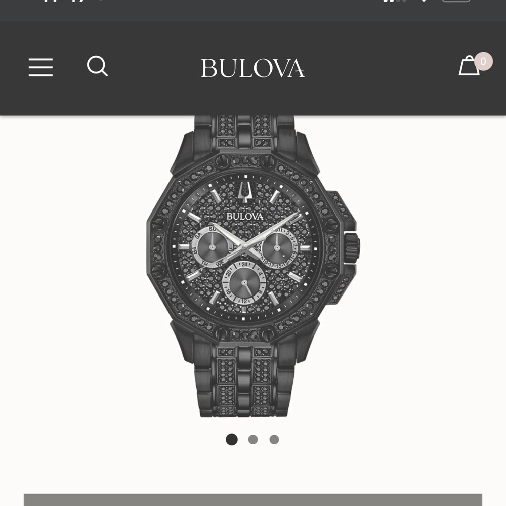 BULOVA watch used only 2 times
